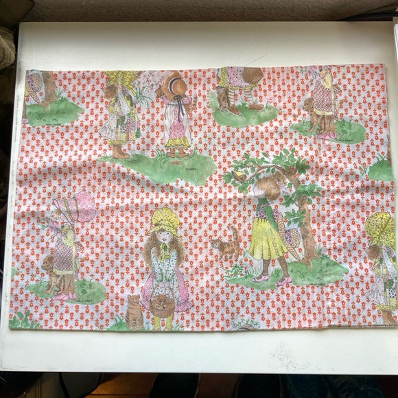 Vintage Other - Vintage Holly Hobbie small pillowcase